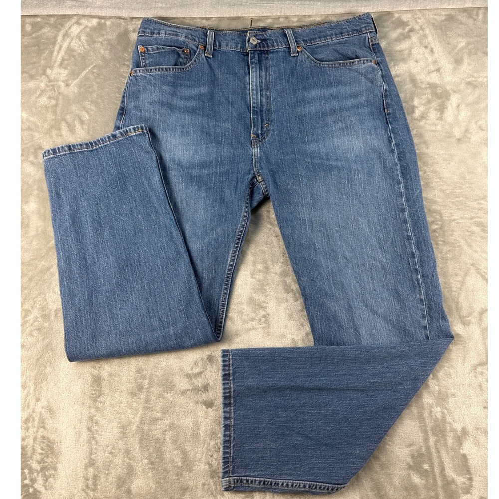 Levis Jeans Mens 38x30 505 Regular Fit Blue Straight Leg EUC